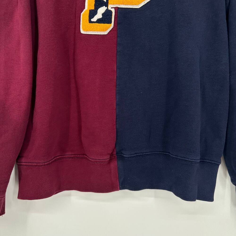 POLO Ralph Lauren Men's Colorblock Fleece Sweatshirt Crewneck Preppy Collegiate - Picture 7 of 11